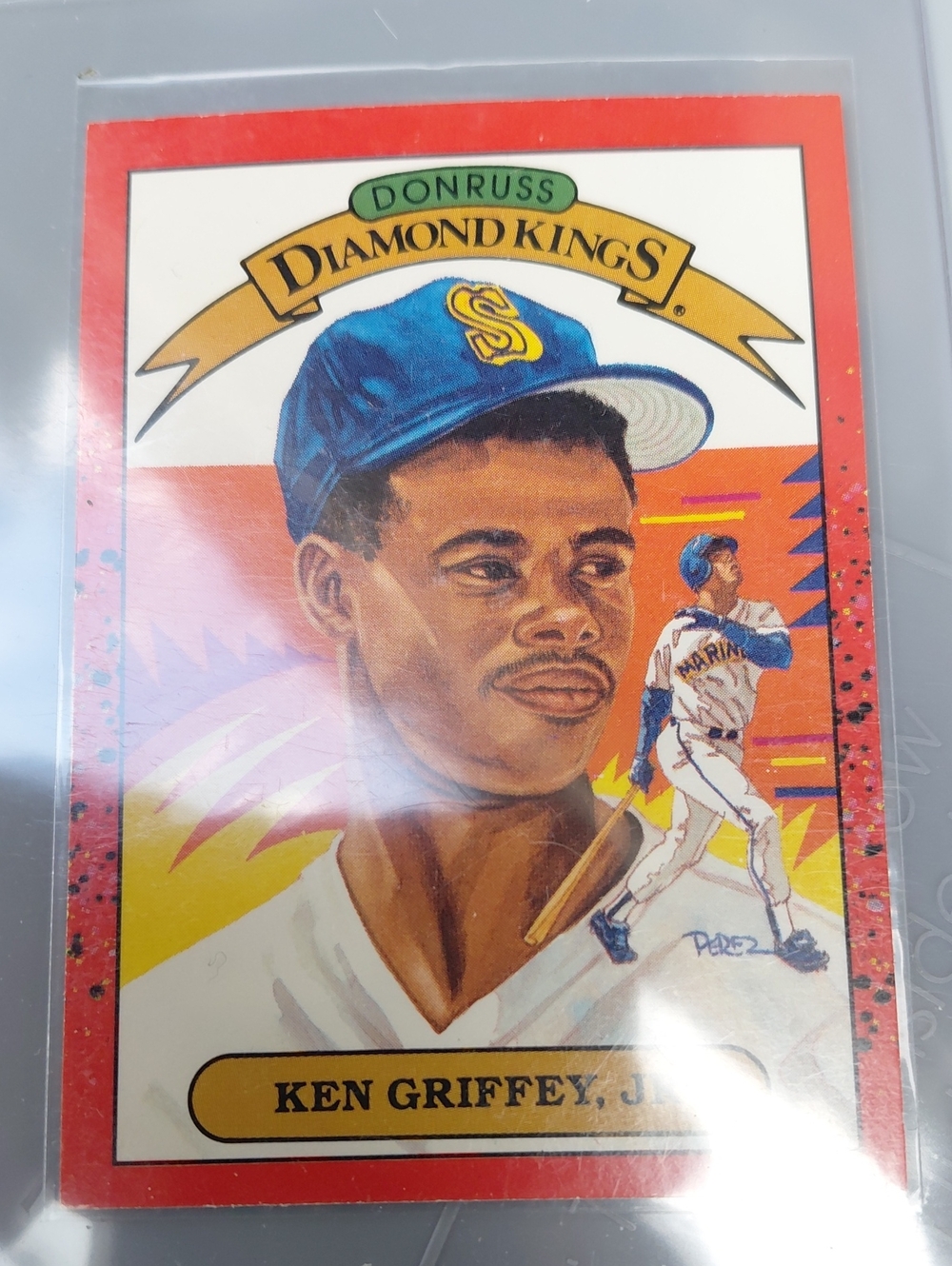 Russ Diamond Kings Ken Griffey Jr. Card - Red/Blue